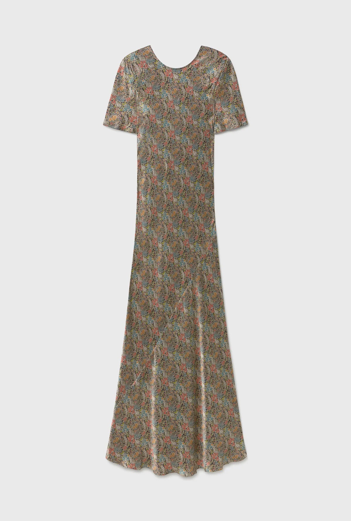 Short Sleeve Bias Cut Dress - Sugar Floral