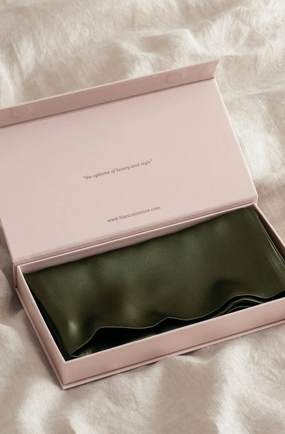 Silk Standard Pillowcase - Olive