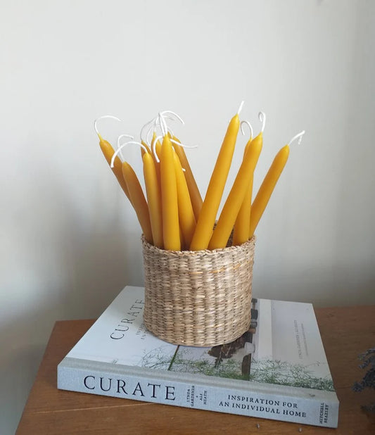 Beeswax Taper Candle