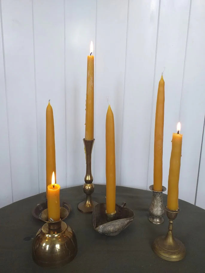 Beeswax Taper Candle
