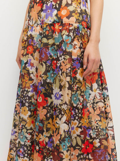 Ramona Dress - Petal Parade Linen Silk