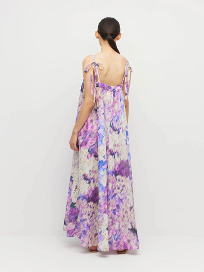 Emmeline Dress - Lavender Mist Cotton