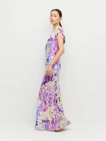 Monaco Dress - Lavender Mist Silk