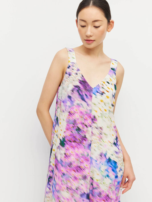 Violetta Dress - Lavender Mist Silk