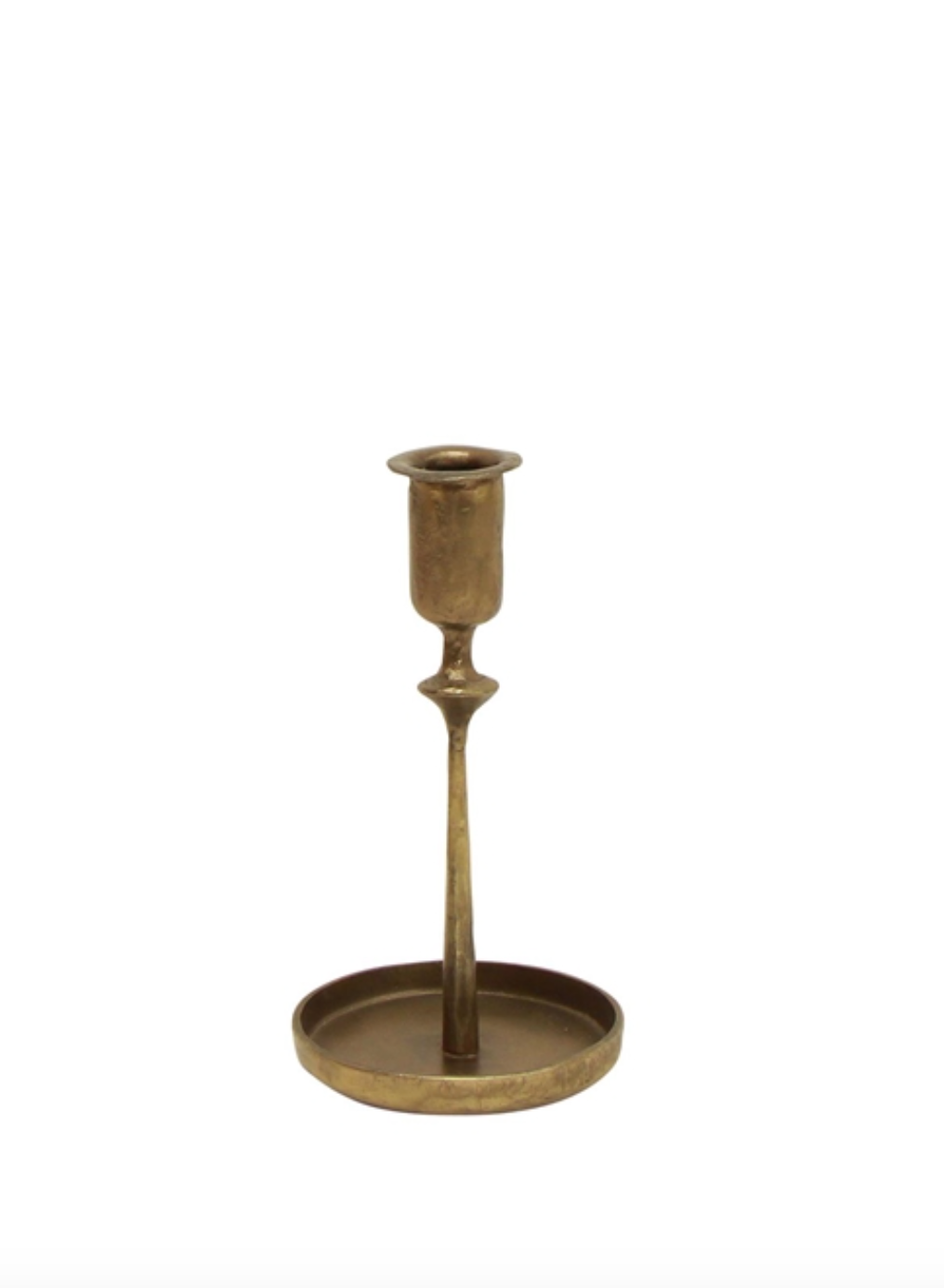 Raine Taper Gold Candleholder