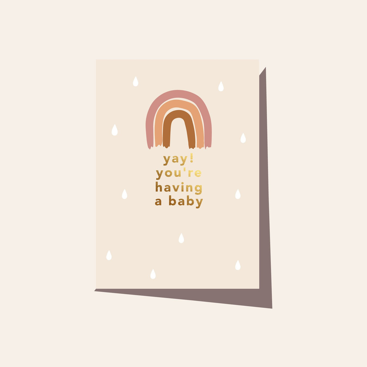 Yay your having a baby card