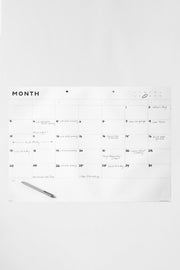 Father Rabbit A2 Month Planner