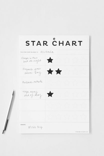 Father Rabbit A4 Star Chart