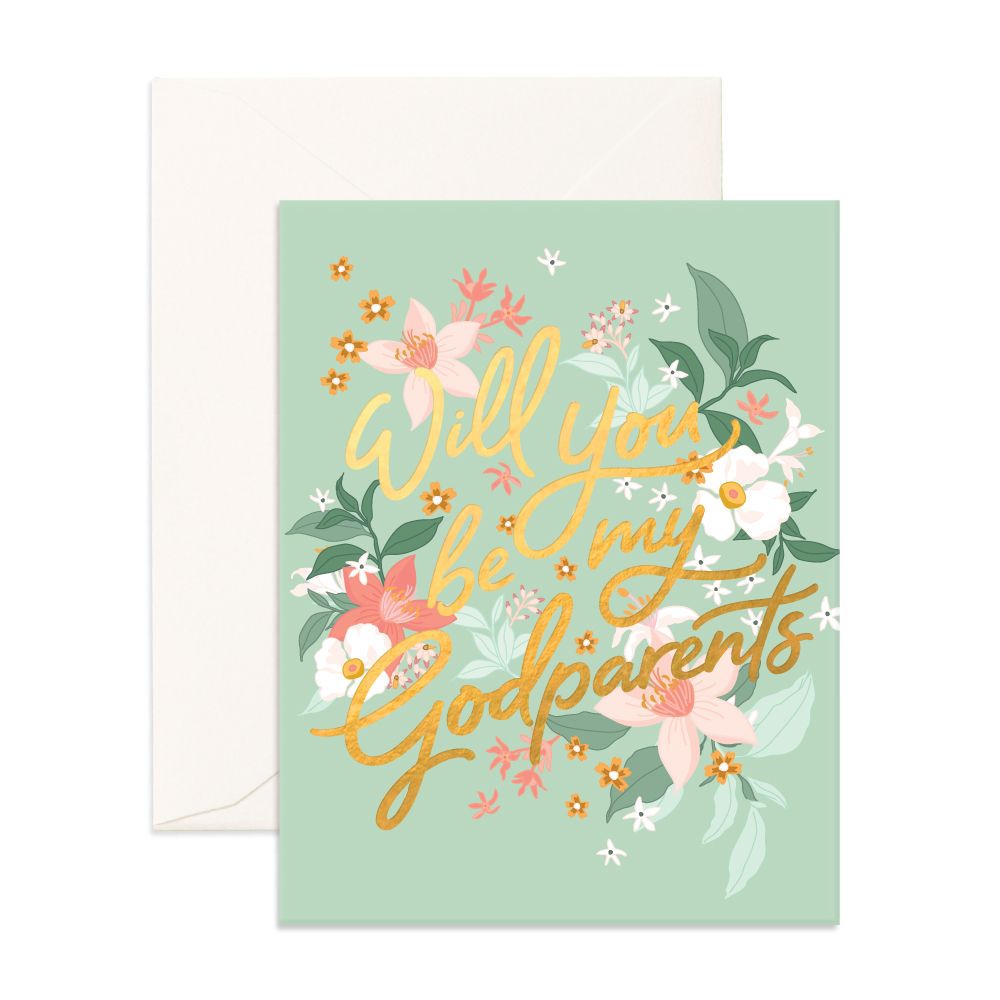 Will You Be My Godparents Card