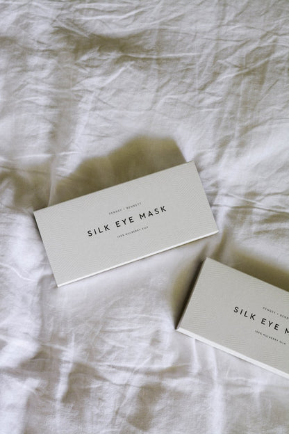 Silk Eye Mask - Ivory